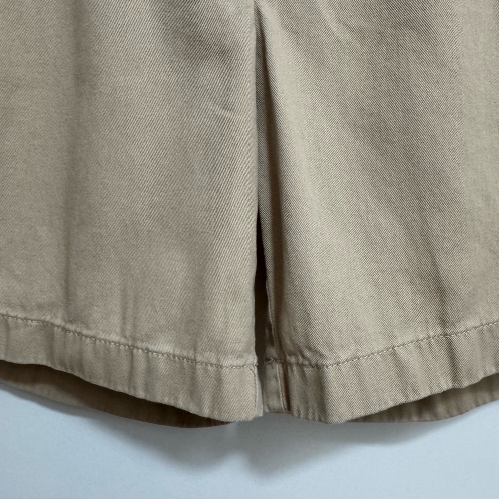 J. Crew Factory 7” Classic Chino Shorts Women Size 8 Khaki Uniform Preppy - Picture 5 of 11